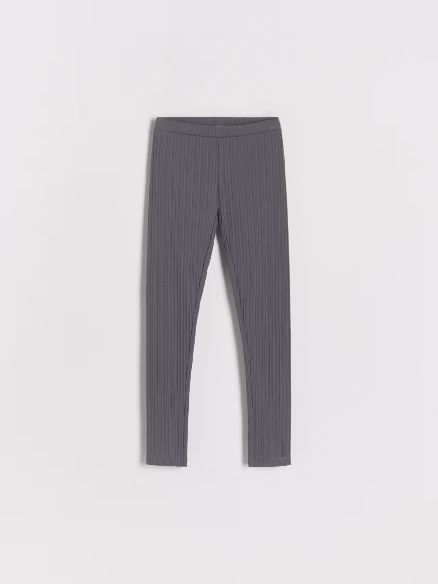 Rib Knit Jersey Leggings