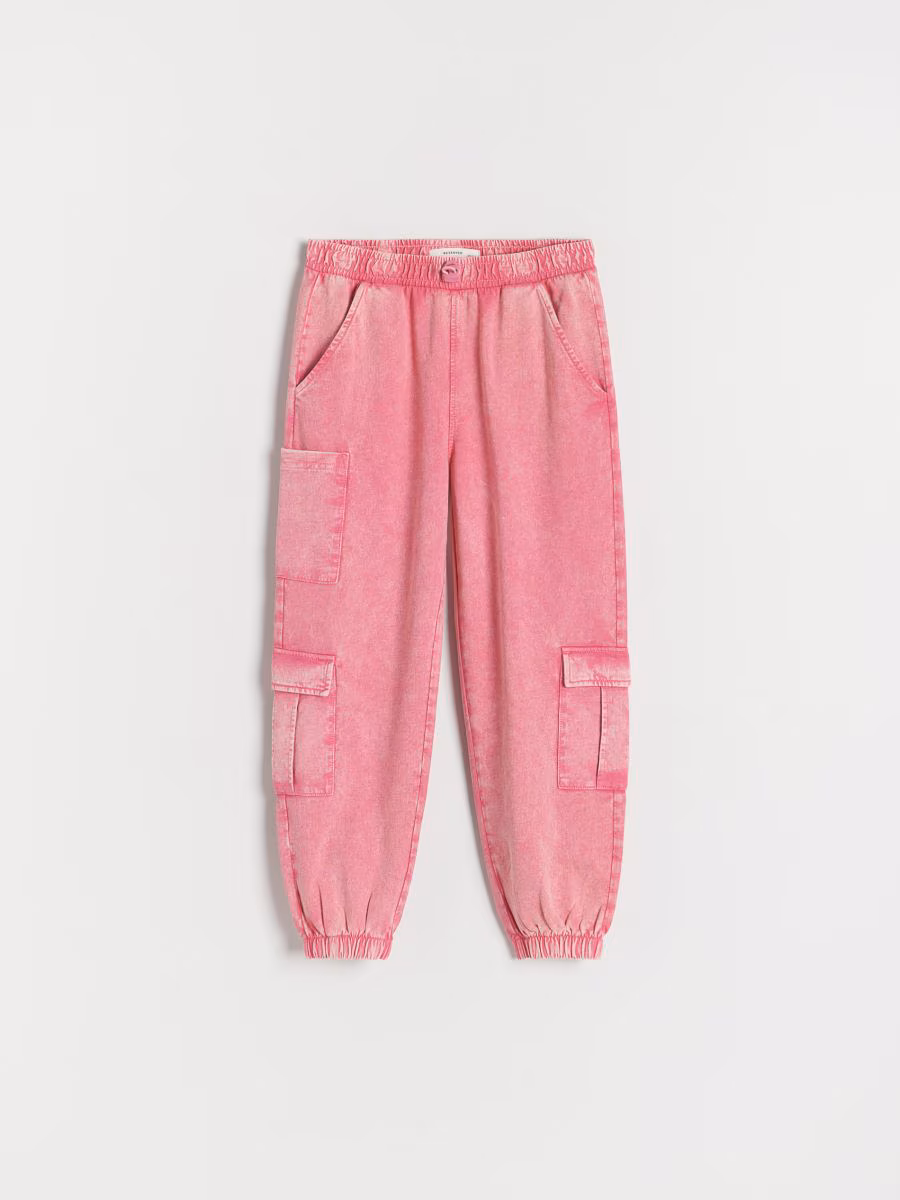 Cargo Trousers With Wash Effect