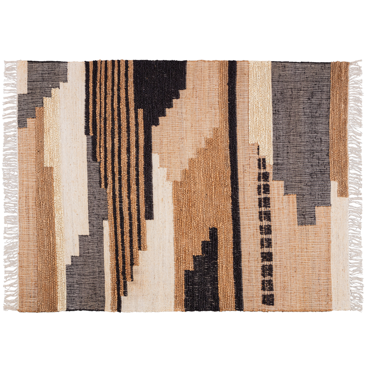 WOOOD vloerkleed Liberal - Jute/Katoen - Melange - 1x170x240