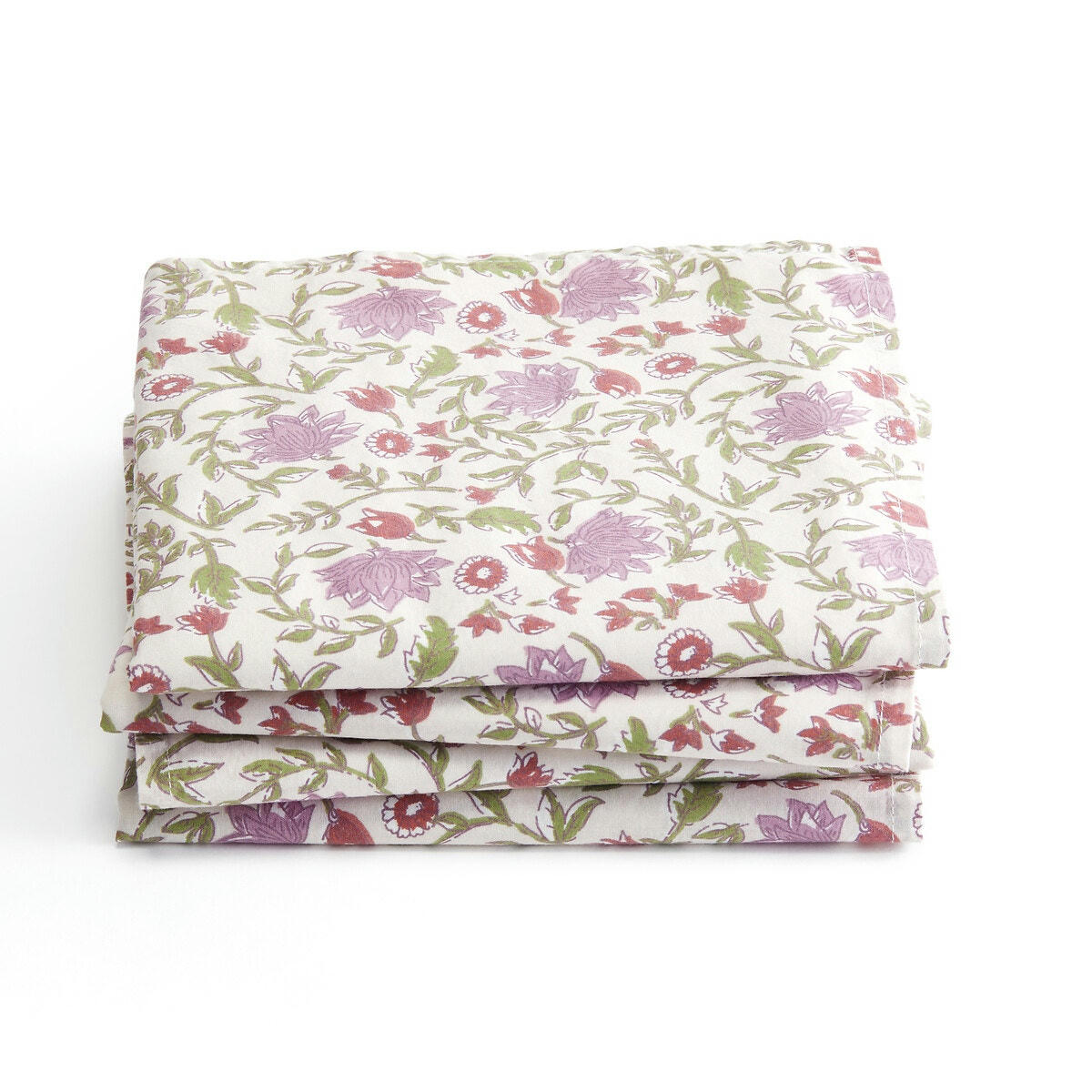 Lot de 4 serviettes de table en coton lavé, Elsie