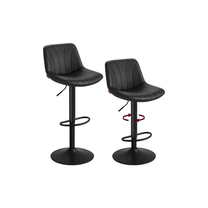 Chaise de Bar Pivotante 360° avec Dossier