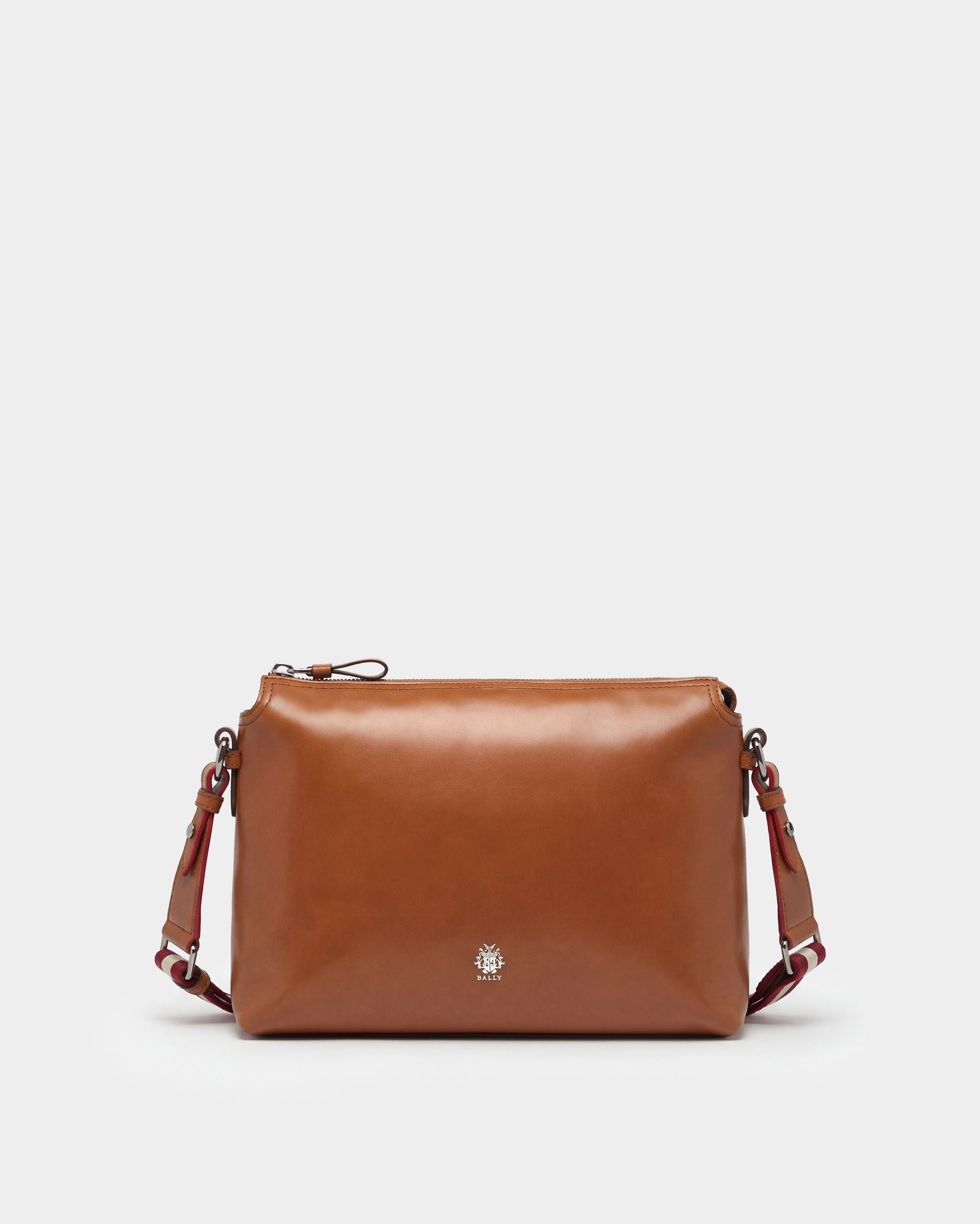Ray Umhängetasche aus Leder in Amber Brown