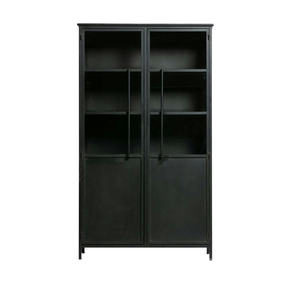 EXHIBIT - Vitrine en métal noir