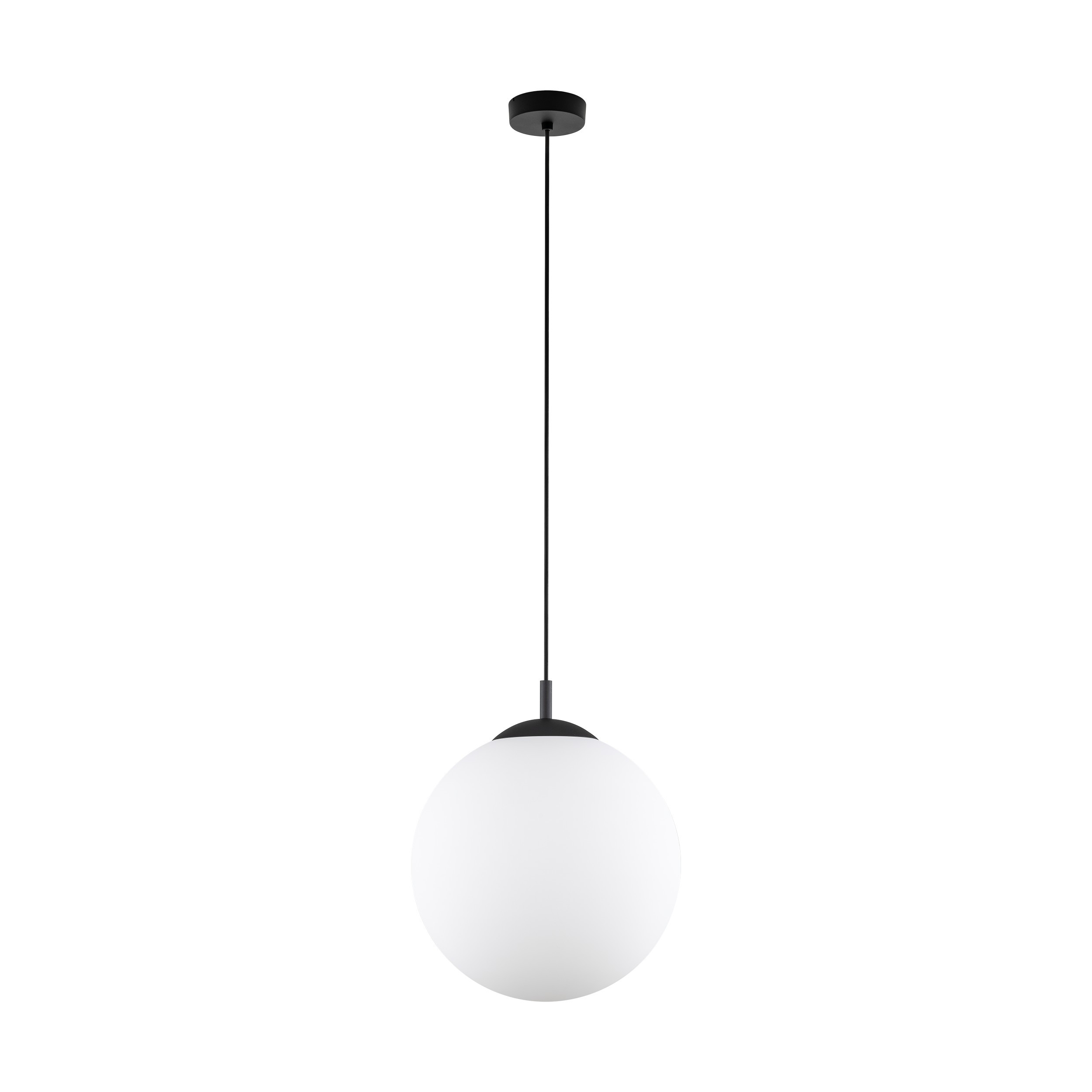 Lampa Wisząca Tk Lighting Esme Biała Klosz Kula 35Cm