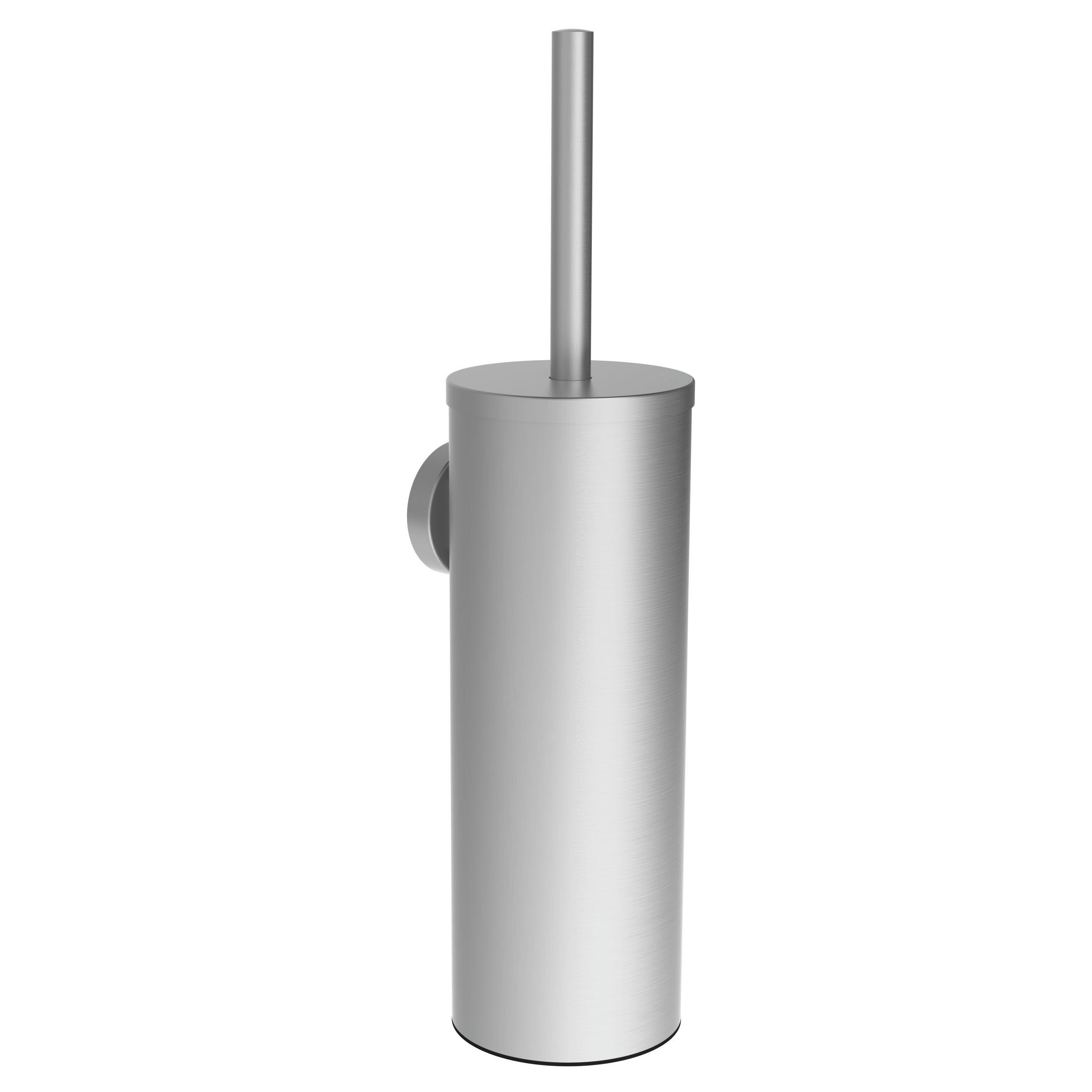 COPERBLINK - Brosse WC chrome brossé à fixer