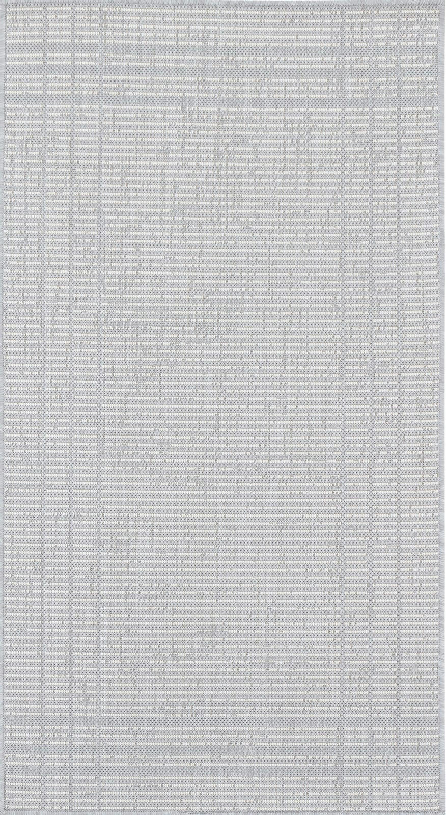 KASSIE - Tapis d'Extérieur/Intérieur Gris/Ivoire 80x150