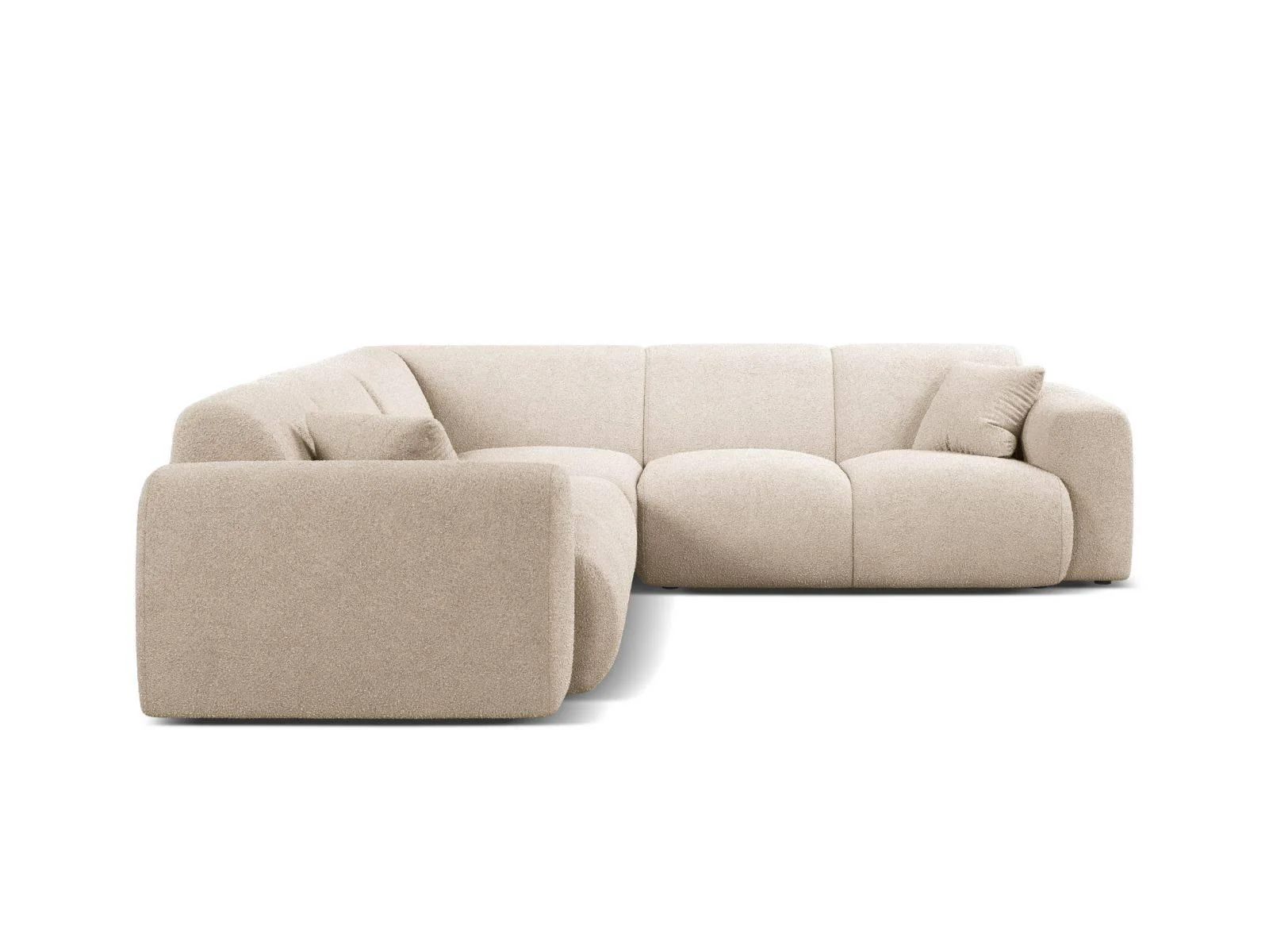 Symmetrische hoekbank Molino bouclé