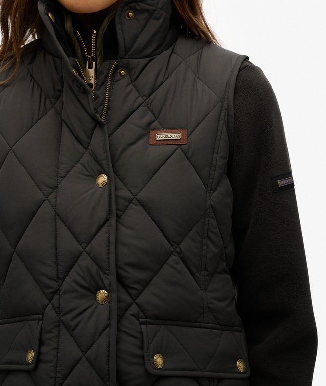 Cord Trimmed Liner Gilet