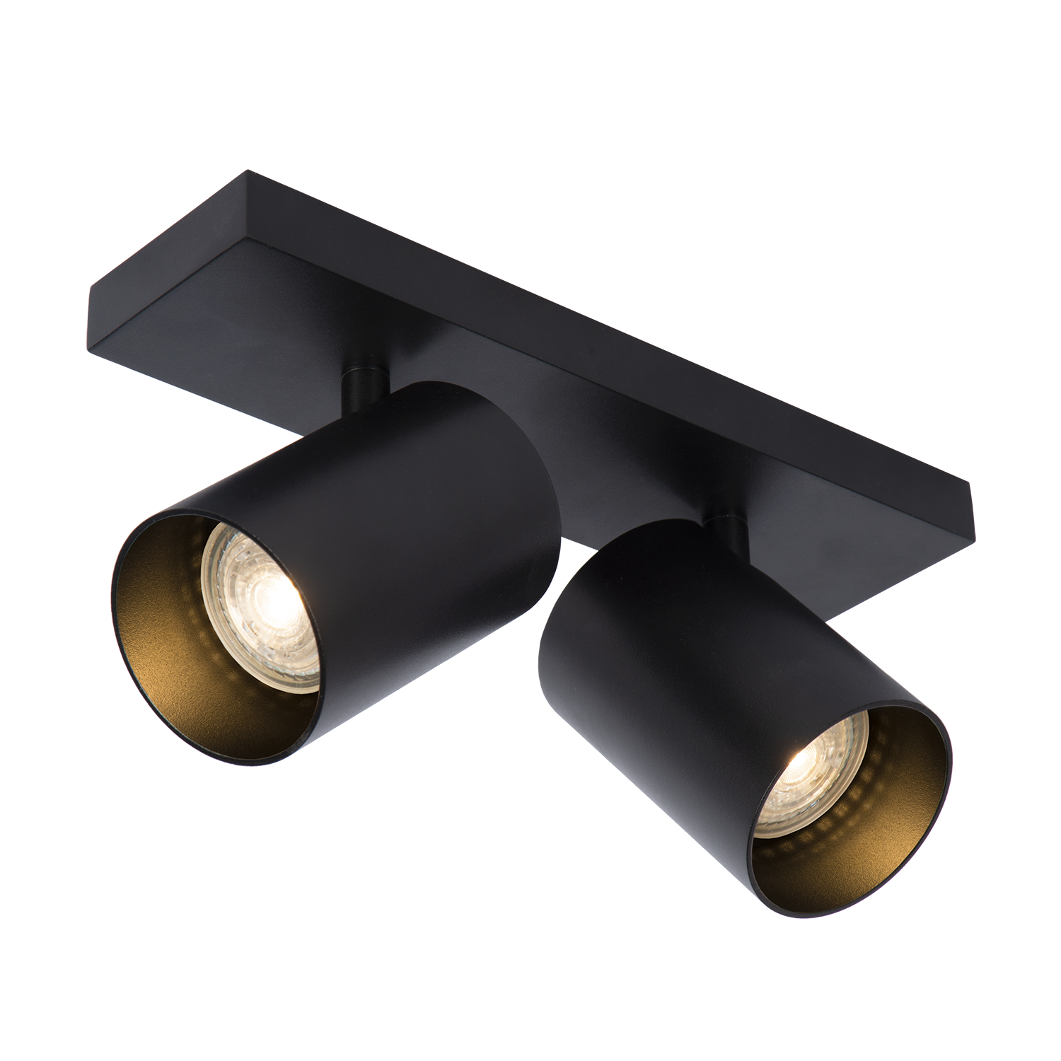 Atmooz Plafondlamp Nuo 2 - Zwart Metaal - Opbouw Plafondspot