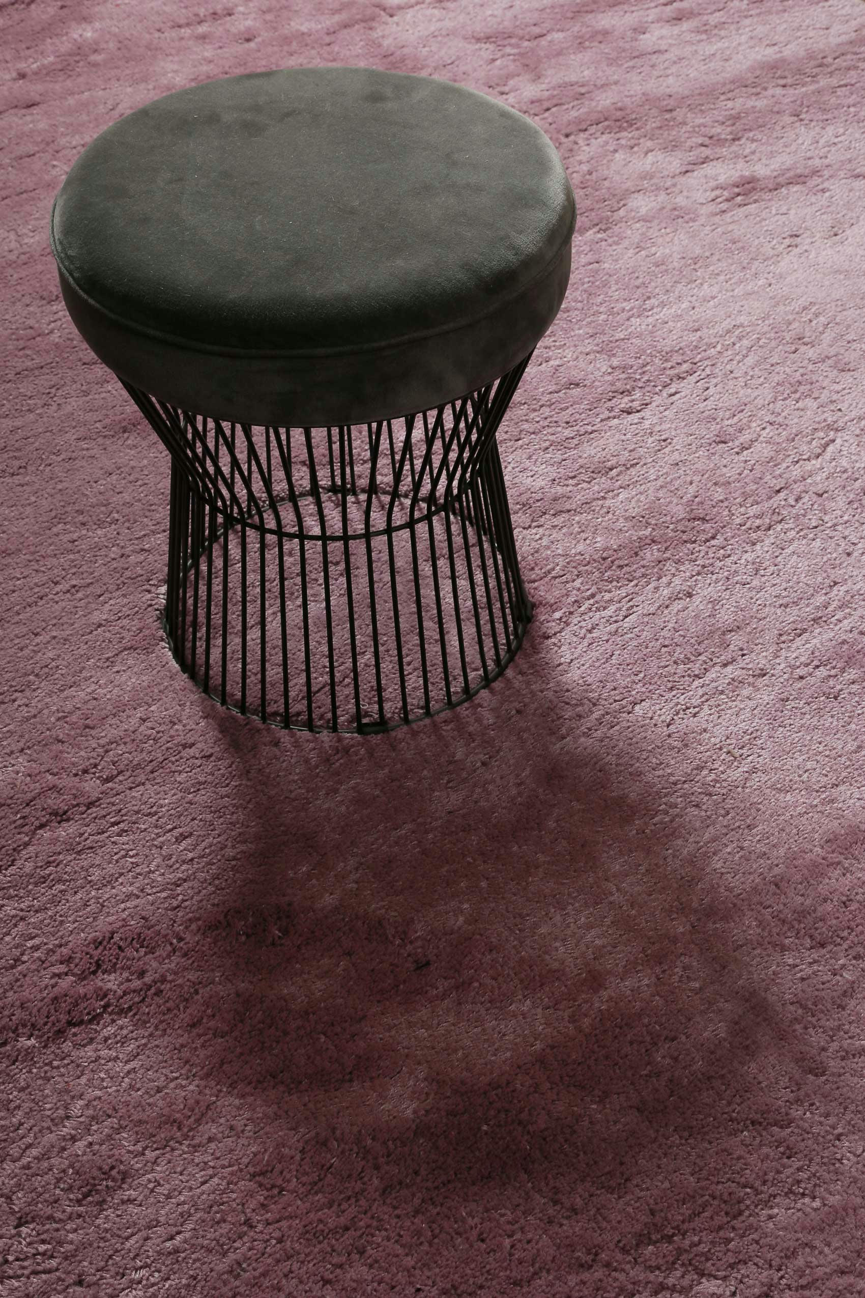 LULU - Tapis à poils longs, doux et moelleux, lilas violet  110x170