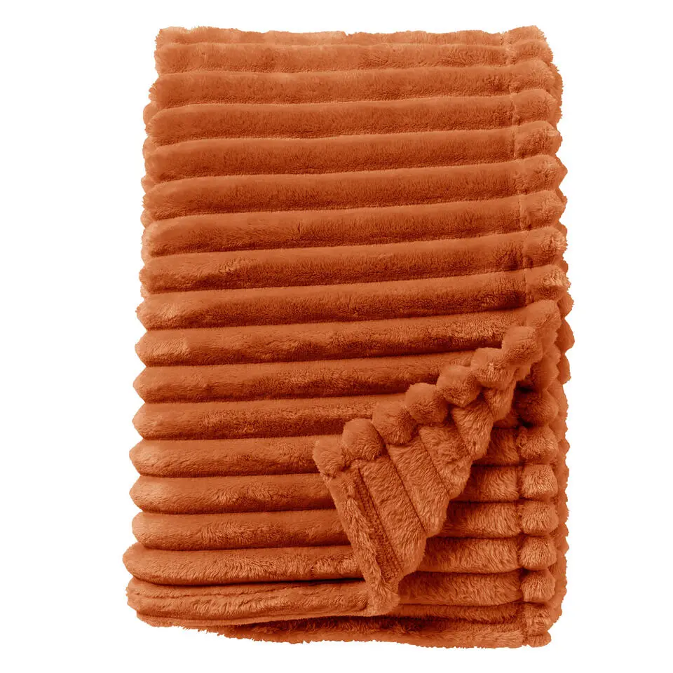 Plaid Ricky - Potters Clay - 150x200 cm