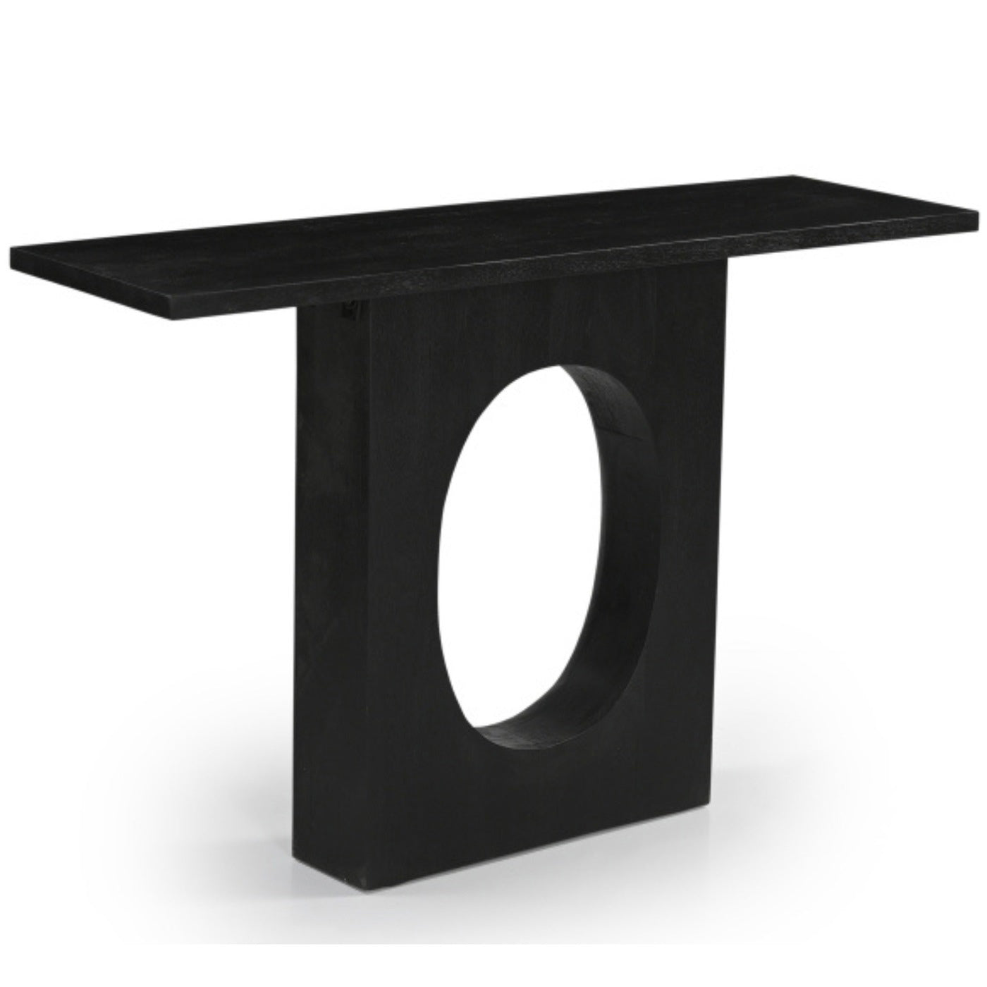 Giga Meubel Sidetable Jolijn - Zwart Mangohout - 120x35x77cm