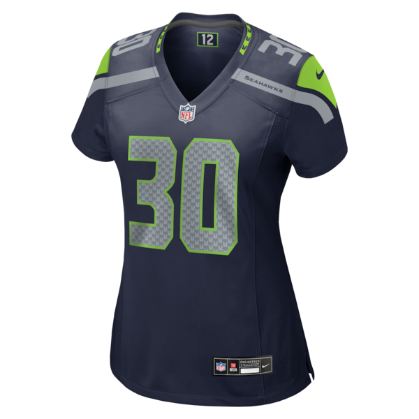 Cam Akers Seattle Seahawks Nike Women's Team Game Jersey -  College Navy