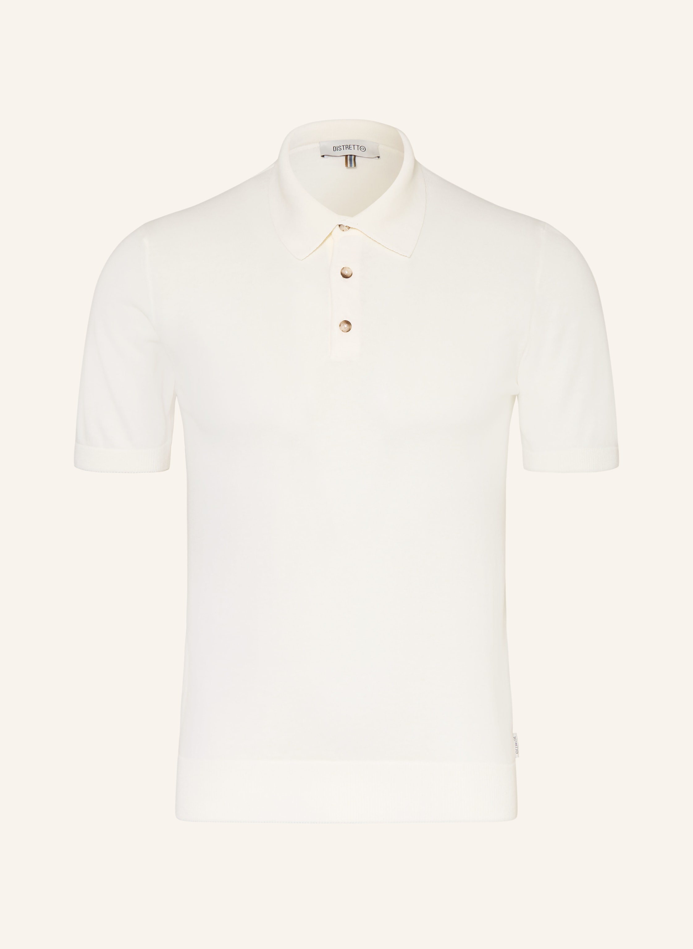 DISTRETTO 12 Strick-Poloshirt CARRARA