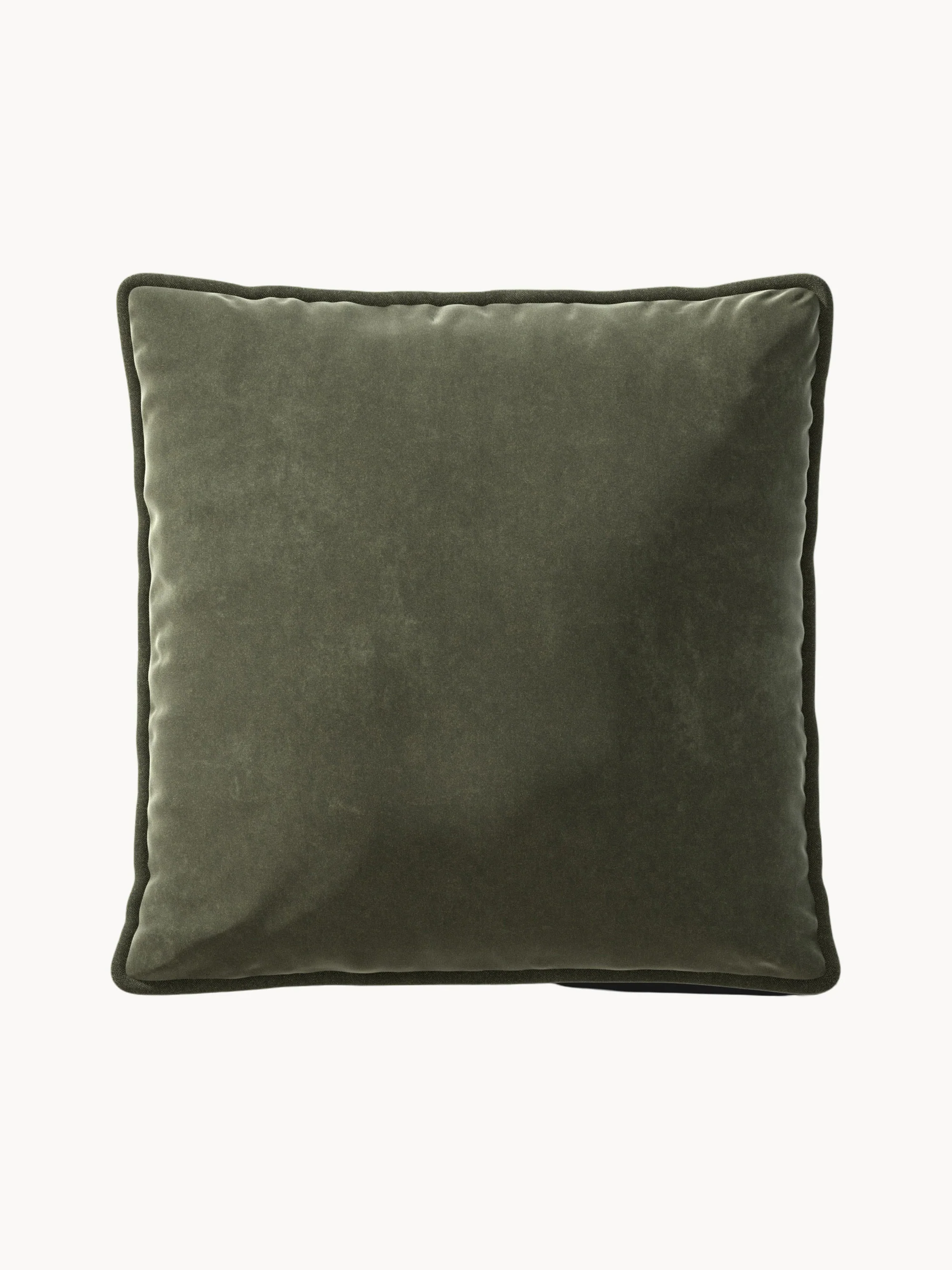 Großes Samt-Sofa-Kissen Vetsak, 60 x 60 cm