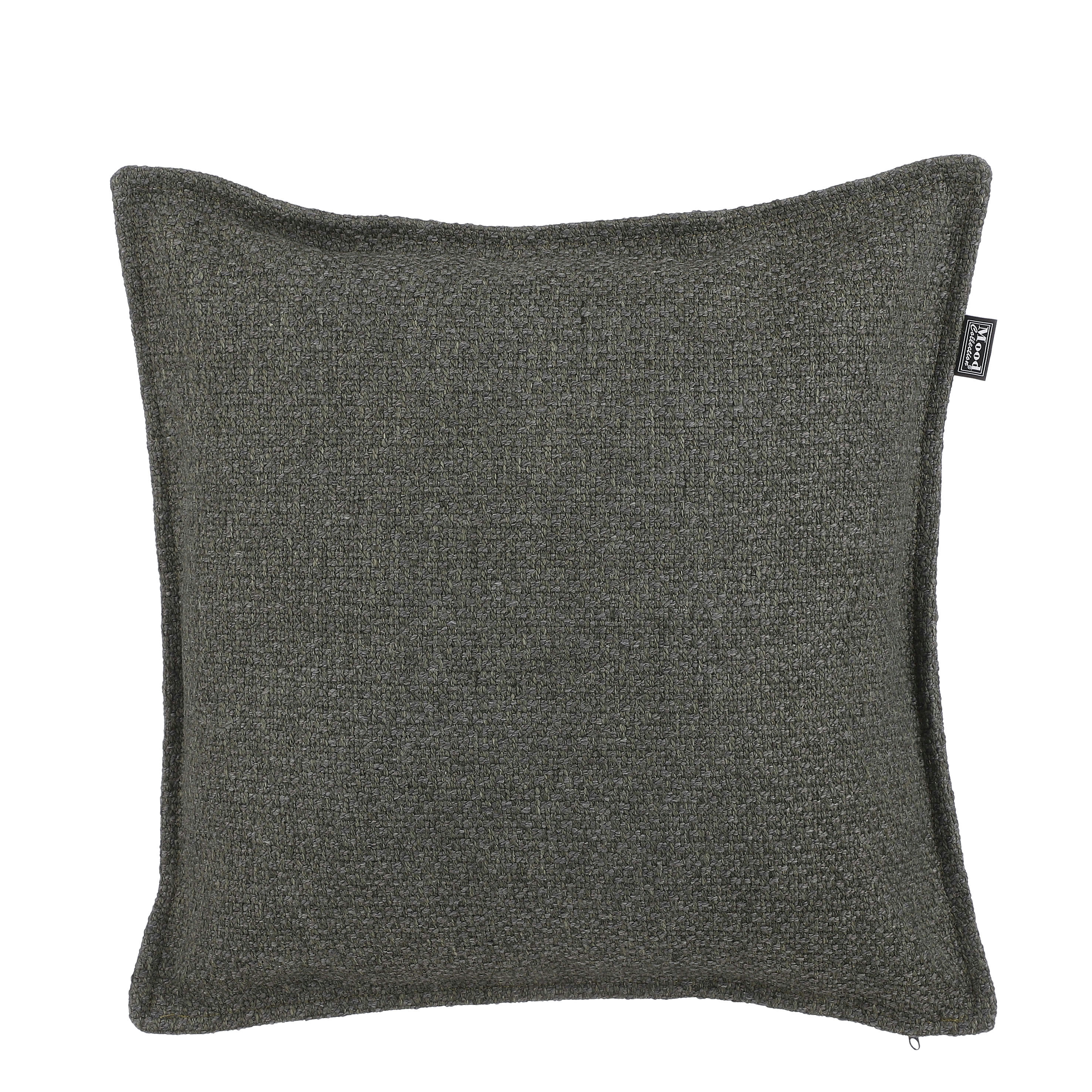 NATALIE - Coussin en polyester recyclé vert 45x45