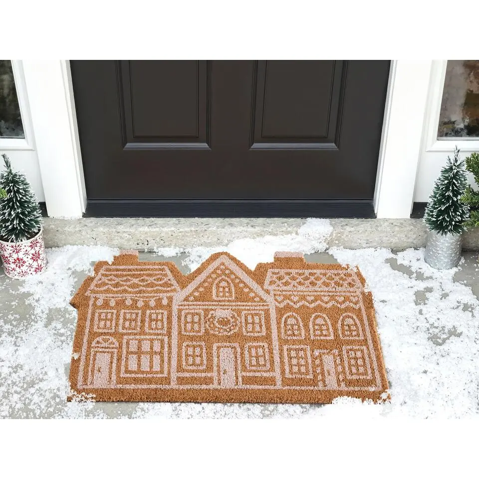 MUHIKAP - Deurmat - Natuurlijk - 60 x 90 cm - Kokos