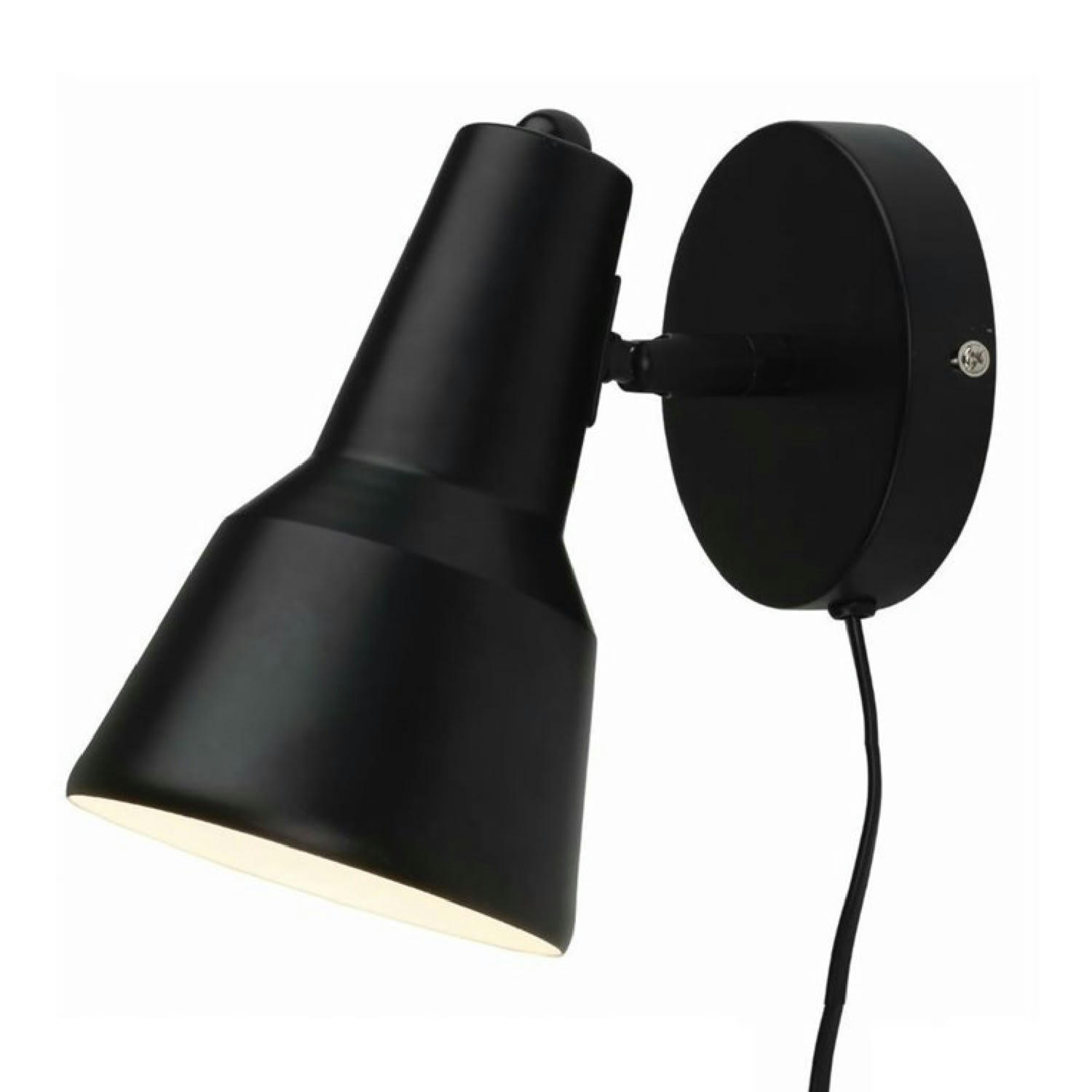 VALENCIA - Applique murale métal noir H21cm