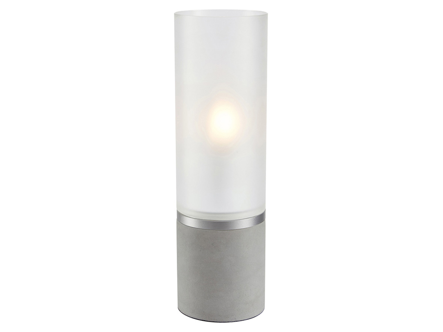 Lampa stołowa Molo 40 cm betonowa szara