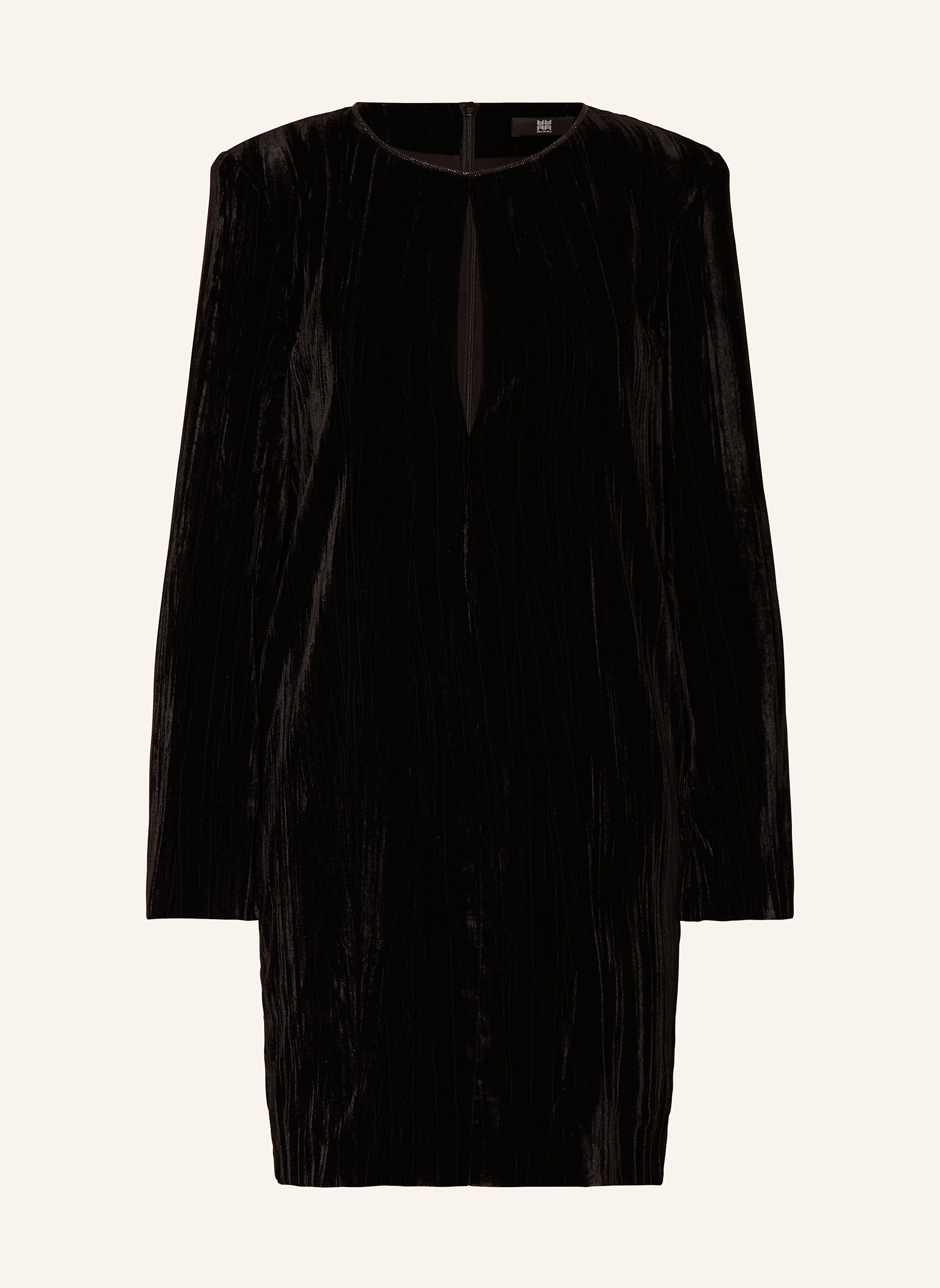 RIANI Samtkleid mit Schmucksteinen