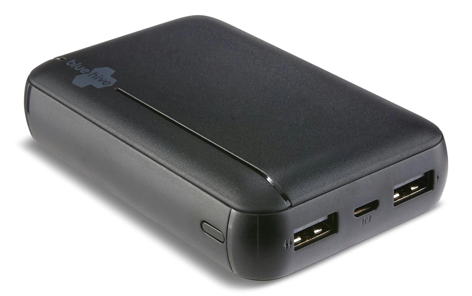 Bluehive 10,000 mAh Type-C Power Bank, Black