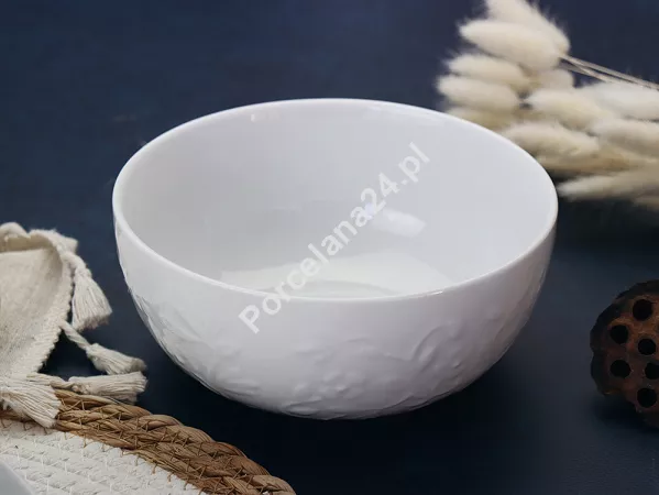 Serwis obiadowo-herbaciany na 6 osób (26 el) Lubiana - Hanami Klasyczna Biel / Kamienna Szarość