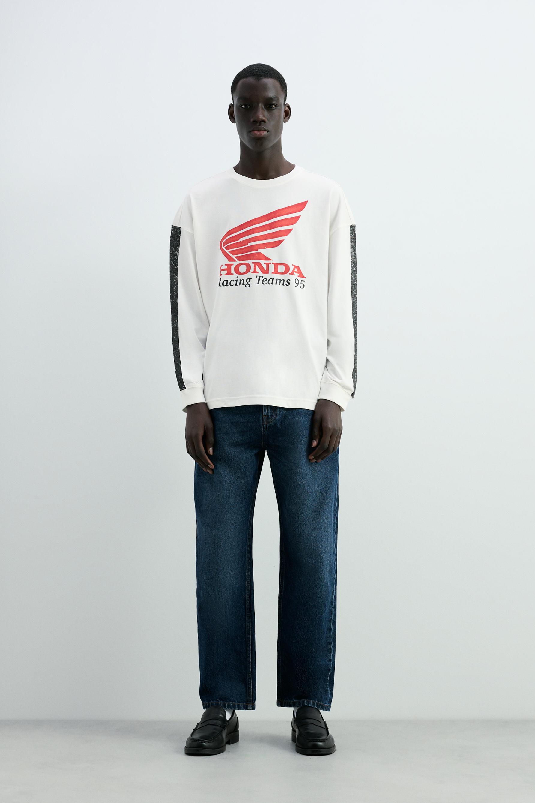 Camiseta Honda manga larga