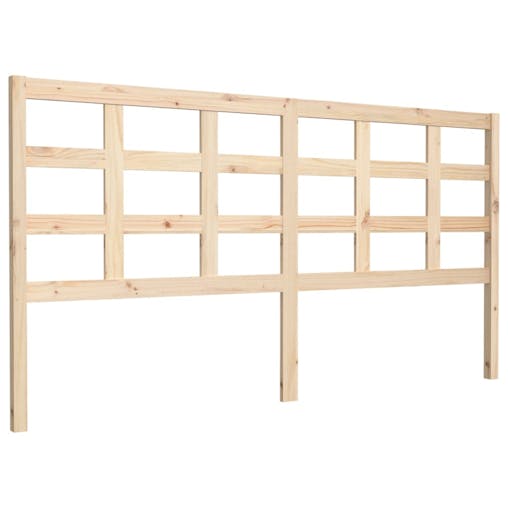NNEVL Bed Headboard 185.5x4x100 cm Solid Wood Pine