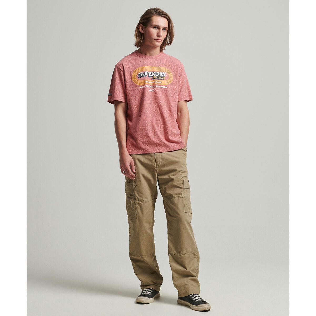 T-shirt manches courtes imprimé, col rond