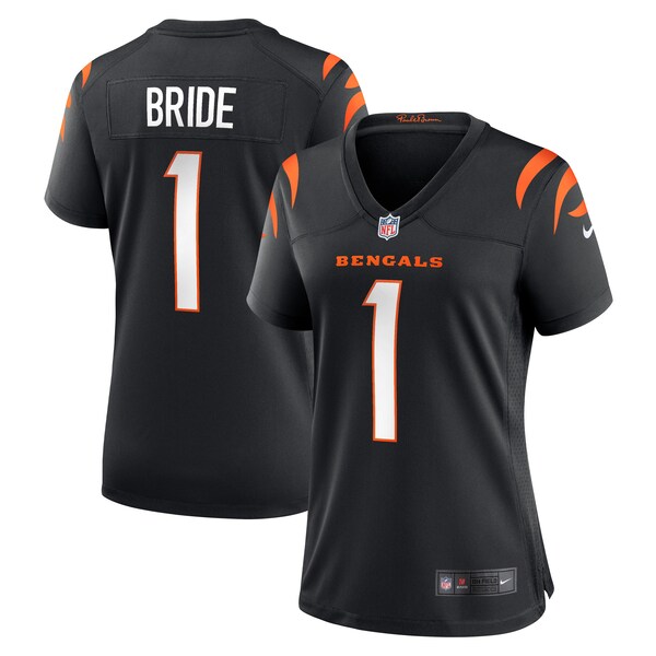Number 1 Bride Cincinnati Bengals Nike Women's Game Jersey - Black