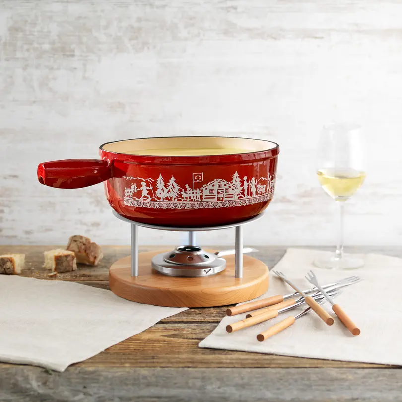 Fondue-Set Alpweide