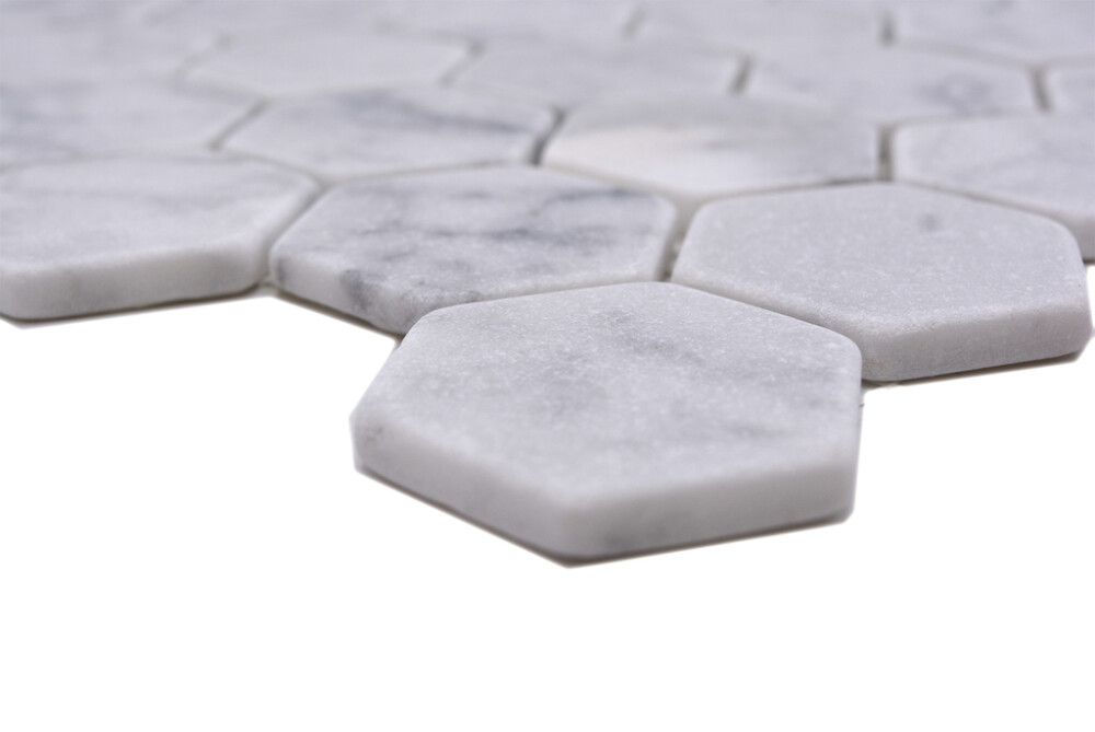 MOSAIKK HEXAGON MARBLE CARRARA 29,8X30,5CM