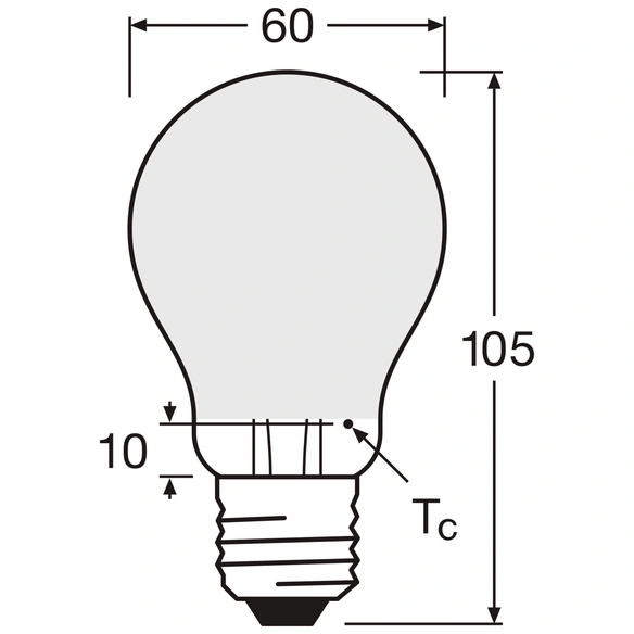 LED-Leuchtmittel »LED BASE CLASSIC A«, 7,5 W, E27, kaltweiß