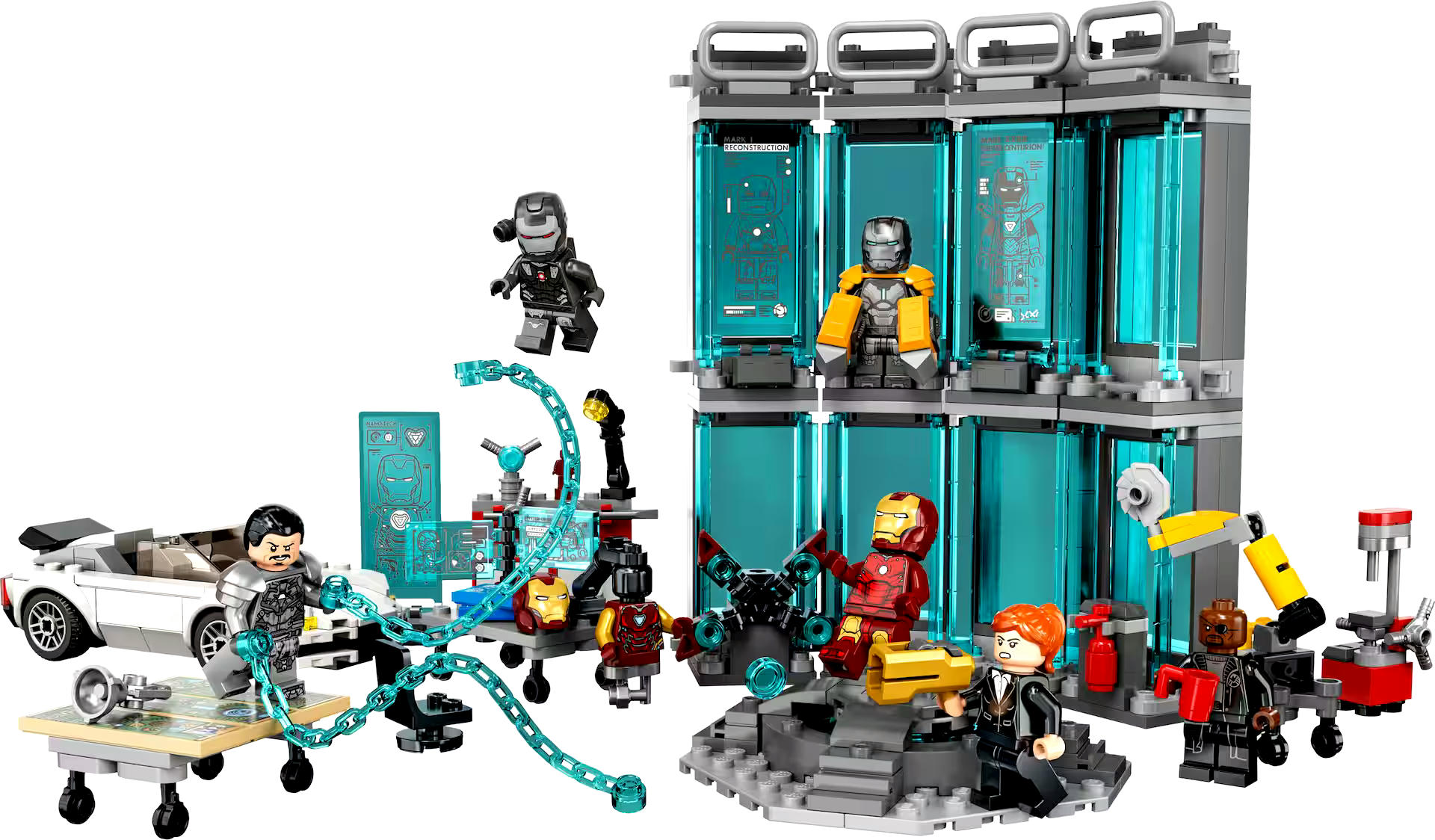 LEGO® Marvel Iron Man Armory - 76216, Ages 7+