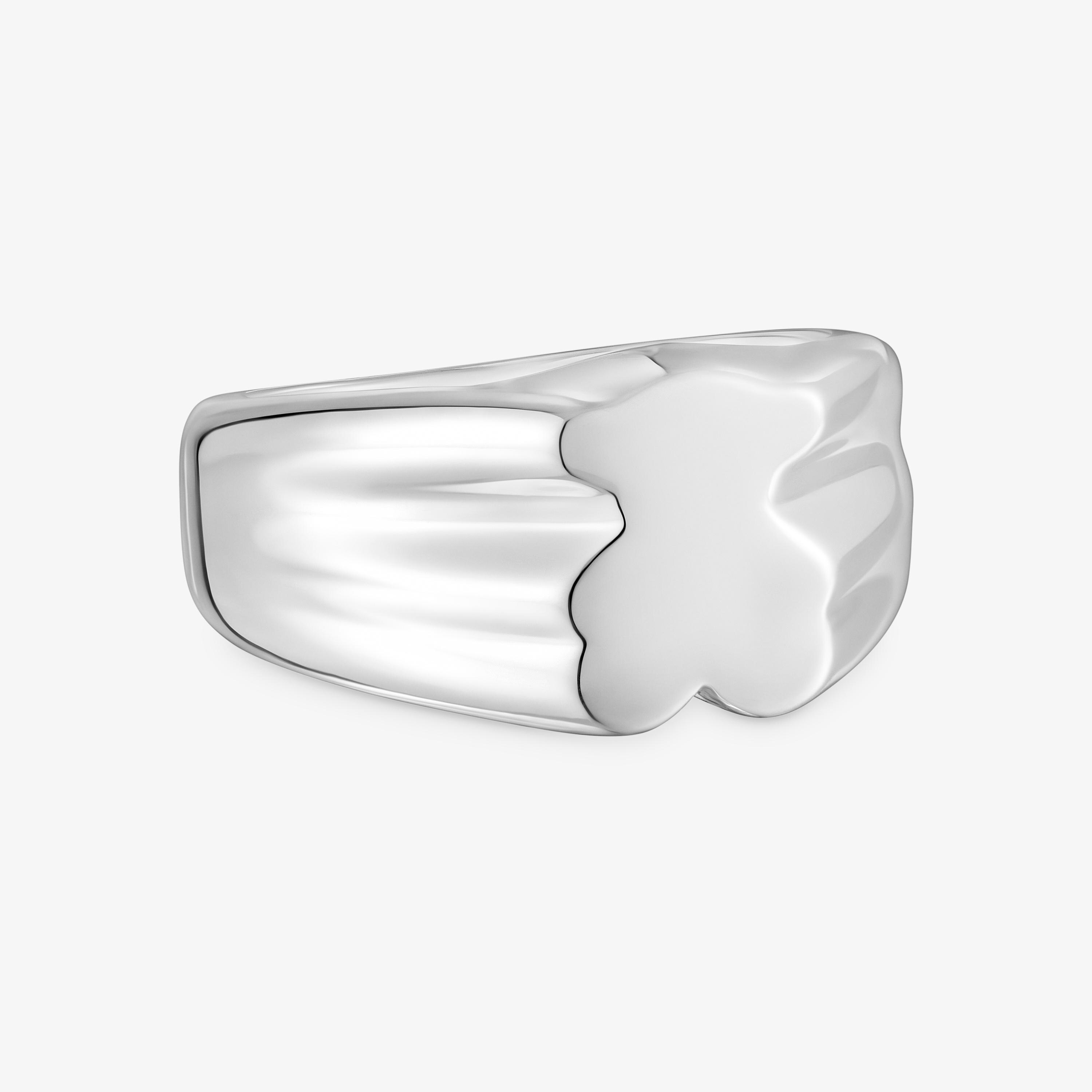 Anillo sello de plata oso 10 mm  Sweet Dolls