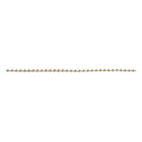Gold 2.5mm Plain Pearl Beading by the Metre