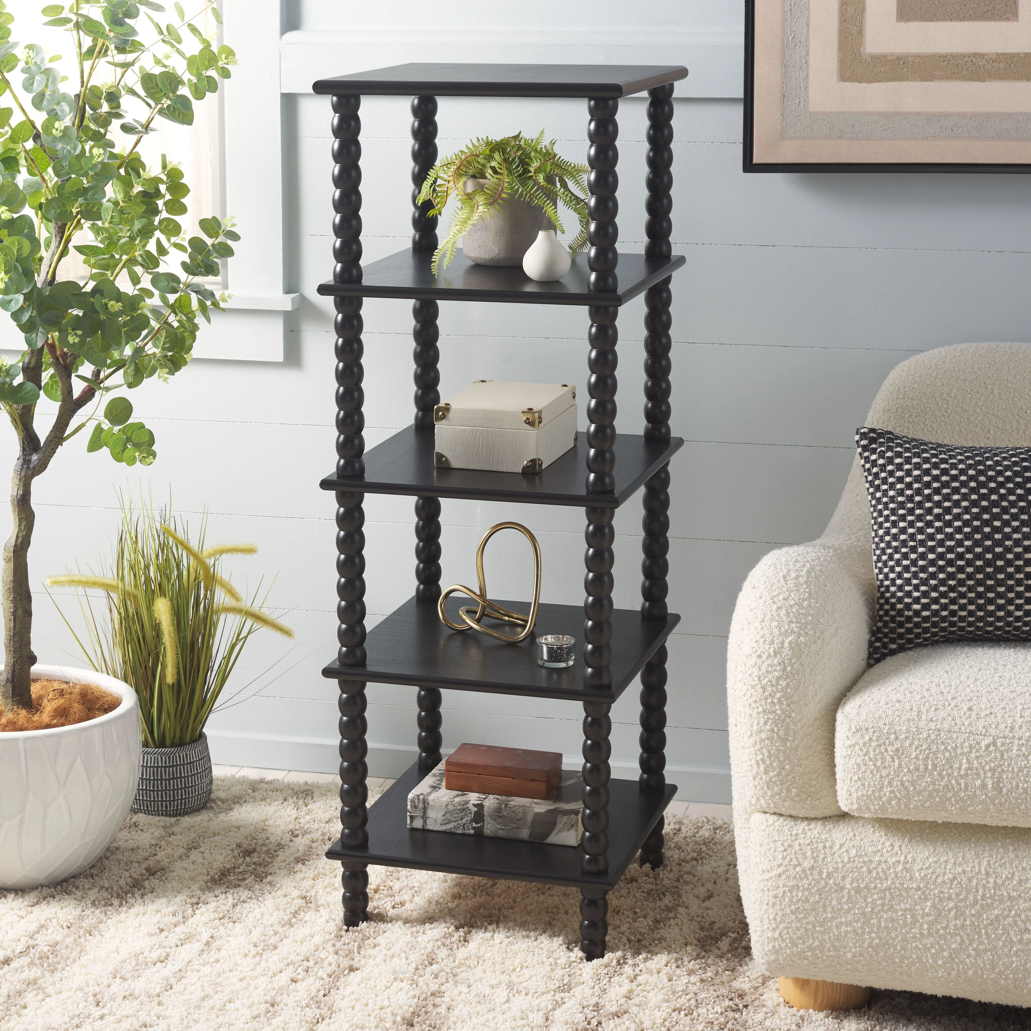 SAFAVIEH Dilyn 5-Tier Shelving Unit - 16W x 16D x 46H