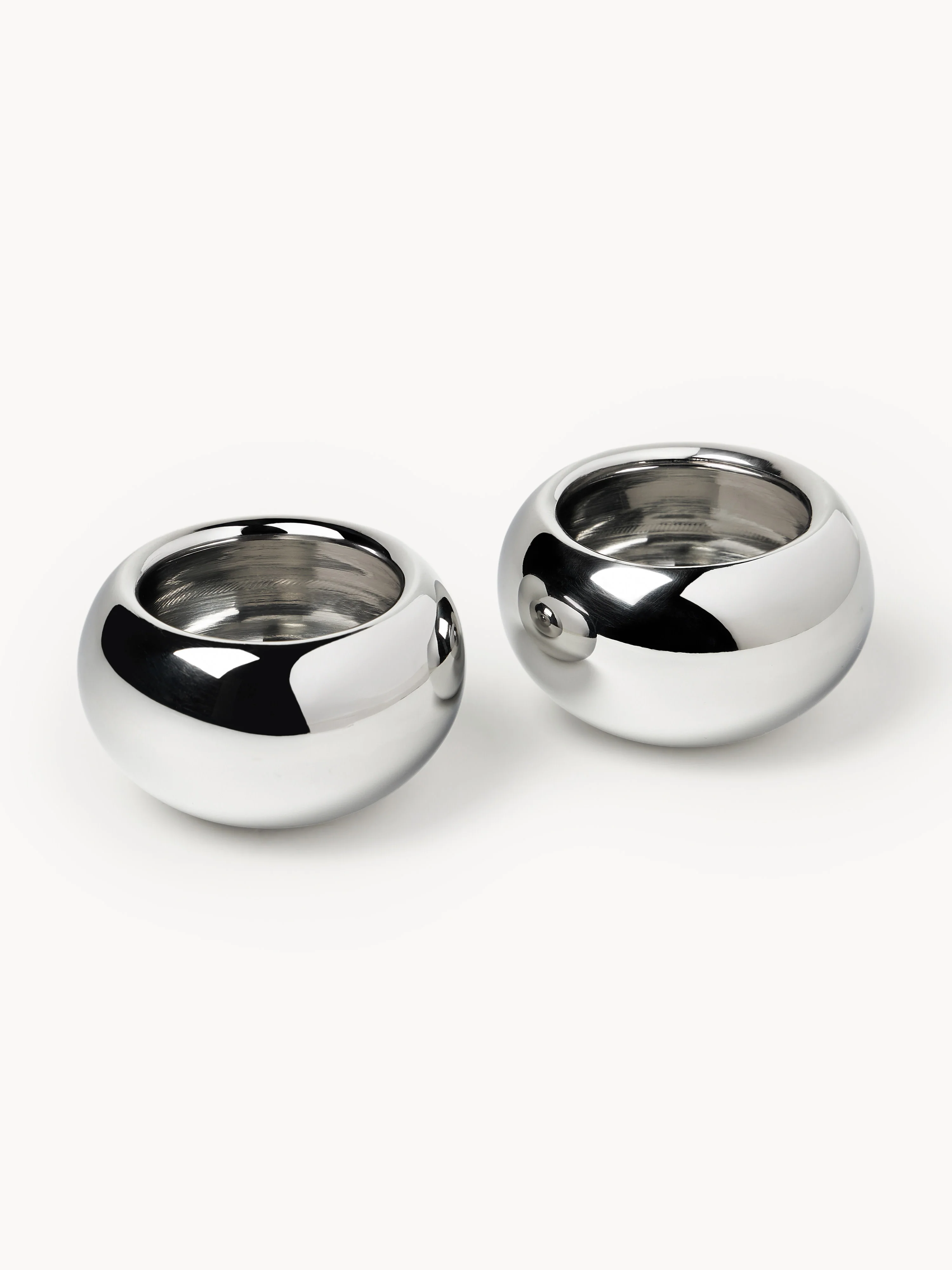 Eierbecher Polaris aus Edelstahl, 2er-Set