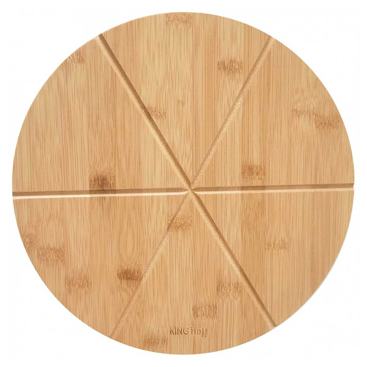 Taca deska bambusowa do pizzy 35cm KINGHOFF KH-1565