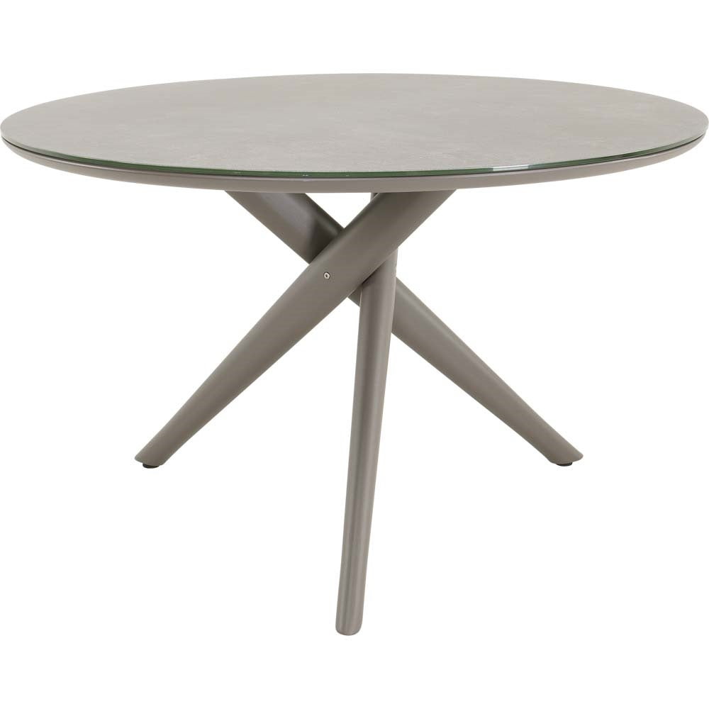 Lesli Living tuintafel Mojito - grijs - Ø120x74cm