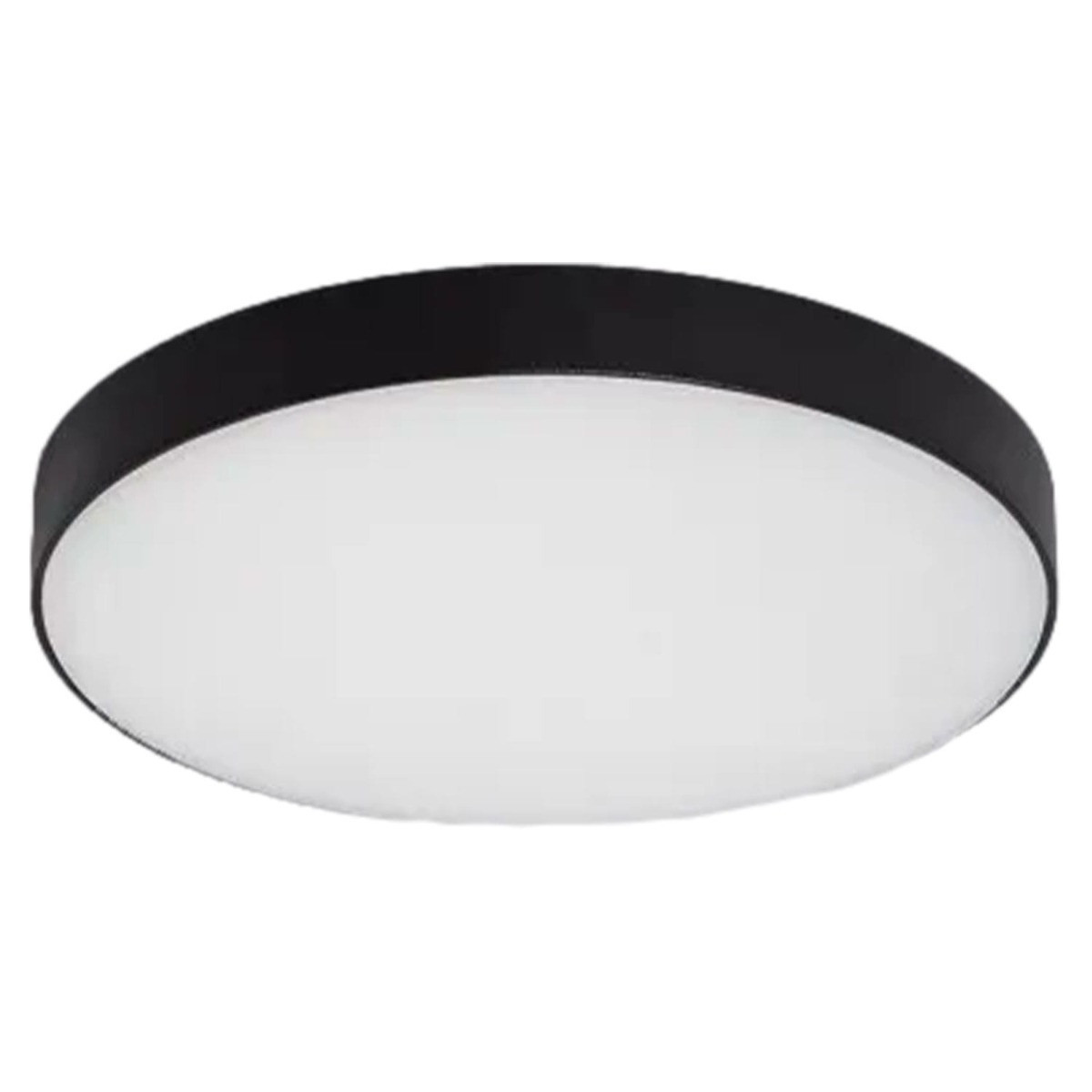 Plafon Simplicateokrągły czarny LED 1x19W 18cm 1900lm IP44 Abruzzo