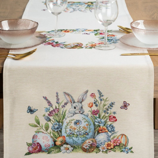 Bieżnik gobelinowy 1364/NAT 45x140 cm wielkanocny dekoracyjny