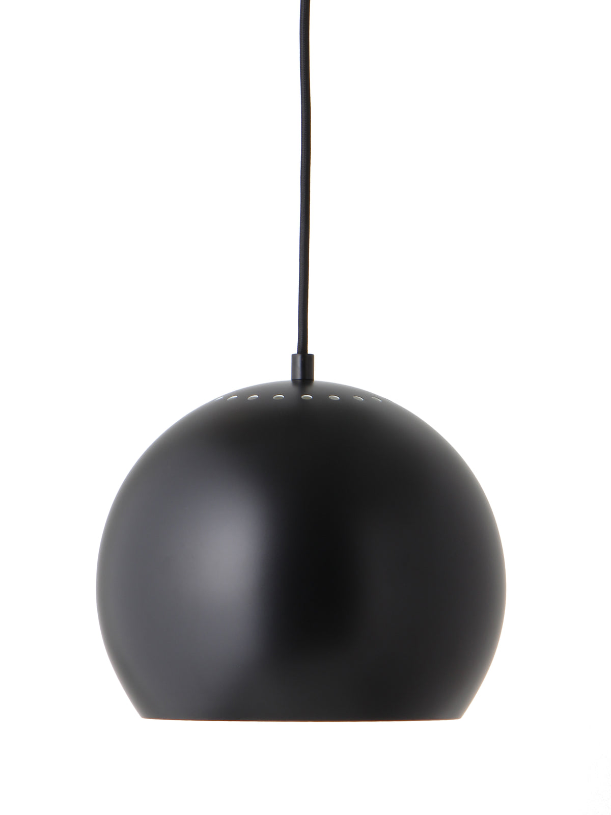Frandsen hanglamp Ball - zwart - 25x25x20cm