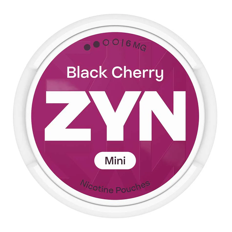 Zyn Nicotine Pouch Black Cherry 6mg Strong MINI