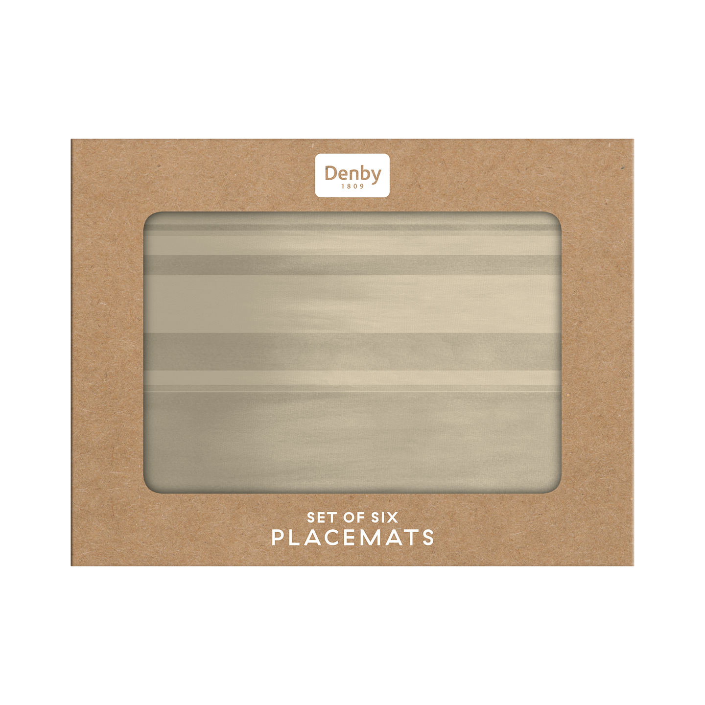 Colours Natural Placemats - Set Of 6