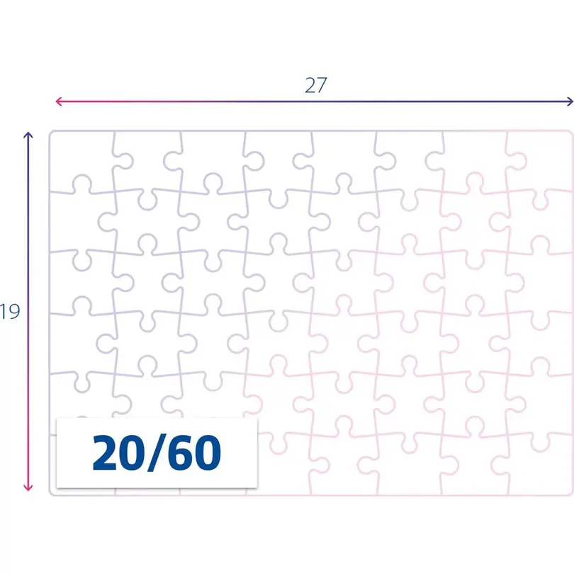 Puzzle 2er-Set Mickey and Friends