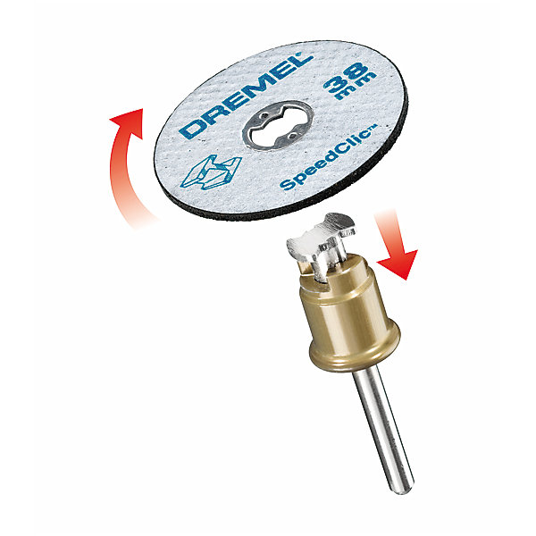 Adaptateur Dremel SpeedClic   2 disques