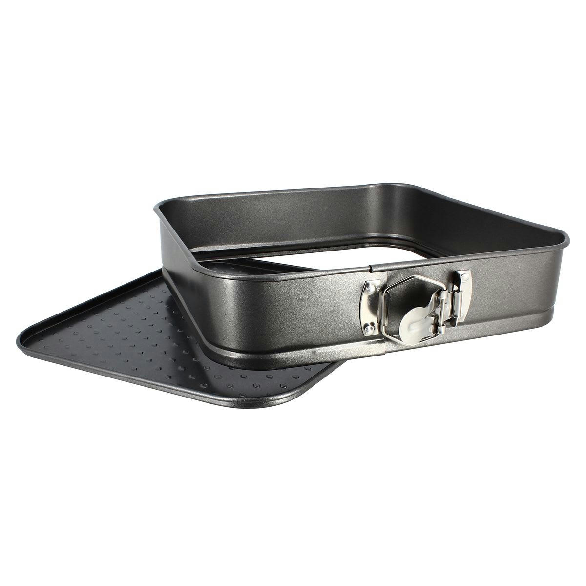 AMANDINE - Moule à charnière carré en acier carbone 26cm