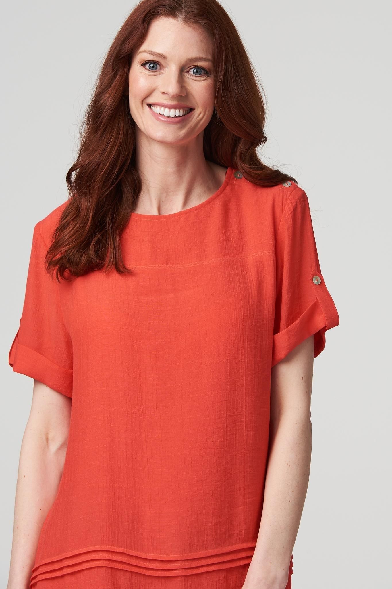 Izabel London Layered Longline Tunic Top