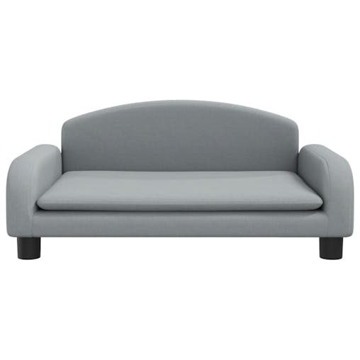 NNEVL Kids Sofa Light Grey 70x45x30 cm Fabric